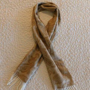 Classic Paisley Print Cejon Scarf, Approximately 56 X 11 inches